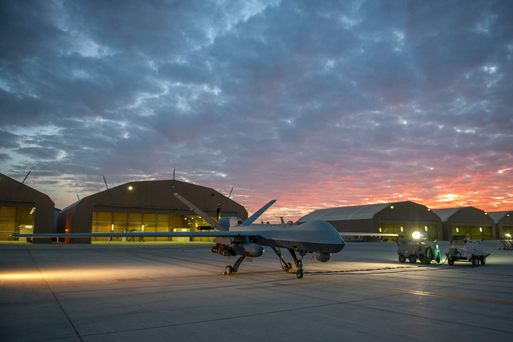 Zwijnenburg-foto-Een Amerikaanse MQ-9 Reaper in 2015 op de luchtmachtbasis van Kandahar in Afghanistan - US Department of Defense